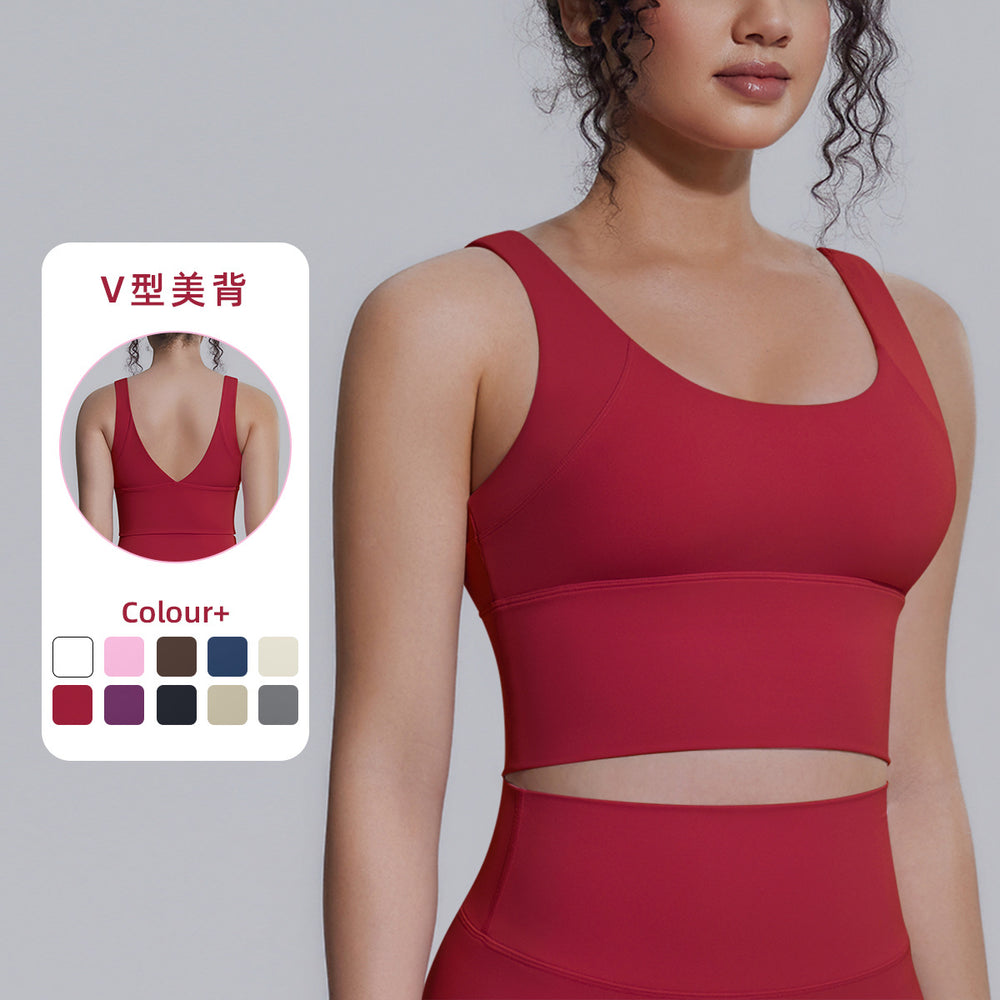 new arrivalsexy beautiful back naked sports intimatesbubble wrap running fitness bra quick-drying yoga clothes vest for women