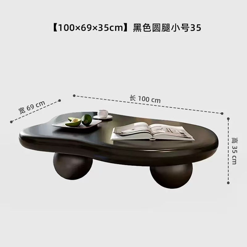 Cloud coffee table cream style scandinavianshape small tea table living room for homepopular small apartment modern casual coffee table