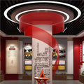 New chinoiserie chandelier uv streamer printing lobby hotel banquet hall shape art luminous sales department decorative chandelier