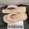 Ethnic style woven sandals & slippers - 2024 summer new arrivals - women's korean style versatile beach & casual sandals
