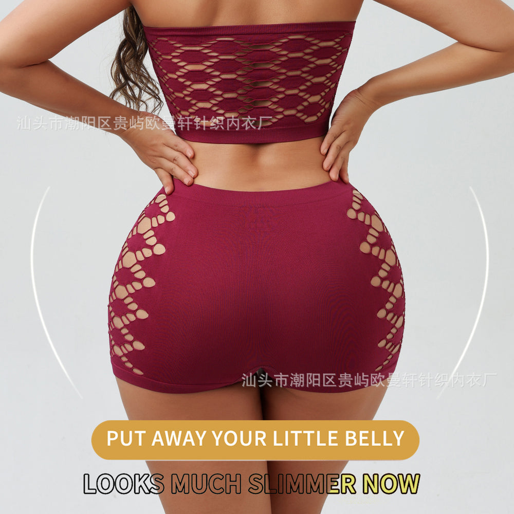 intimatessexycut outtube top one-piece briefssuitfashion women's single-layer bra and panties suit