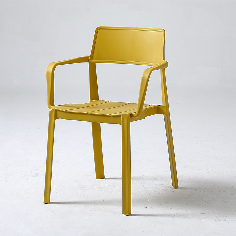 Scandinavian dining chair casual internet celebrity chair ins white chair designer eames plastic chair pp backrest