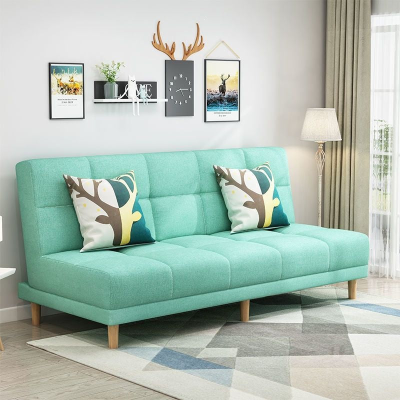 Modern chaise l-shaped sofa bed for small apartments - ready to ship, convertible two-in-one, double folding bed