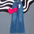 New arrival women's straight-legjeans cross-border trendy brand casualeasiest for matchpantslady jeans wholesale
