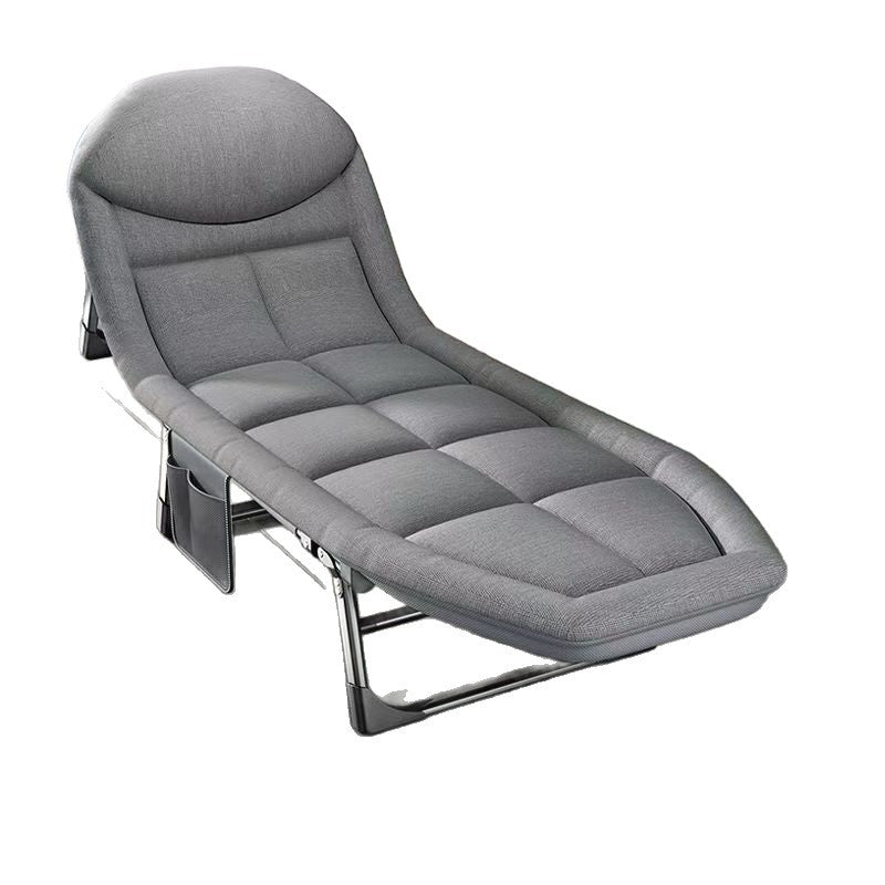 Foldable bed single office nap recliner portable home care bed nap essential small bed