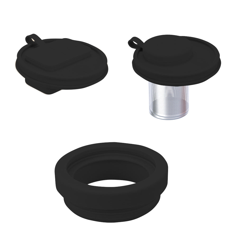 Adapted to Stanley Bingba Cup Ice Grid Multifunctional Leak-proof Medicine Box Storage Coffee Funnel, Straw Silicone Cup Lid