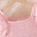 european and american summer baby & toddler fresh casual cute butterfly puff sleeve mesh dress - dropshipping available