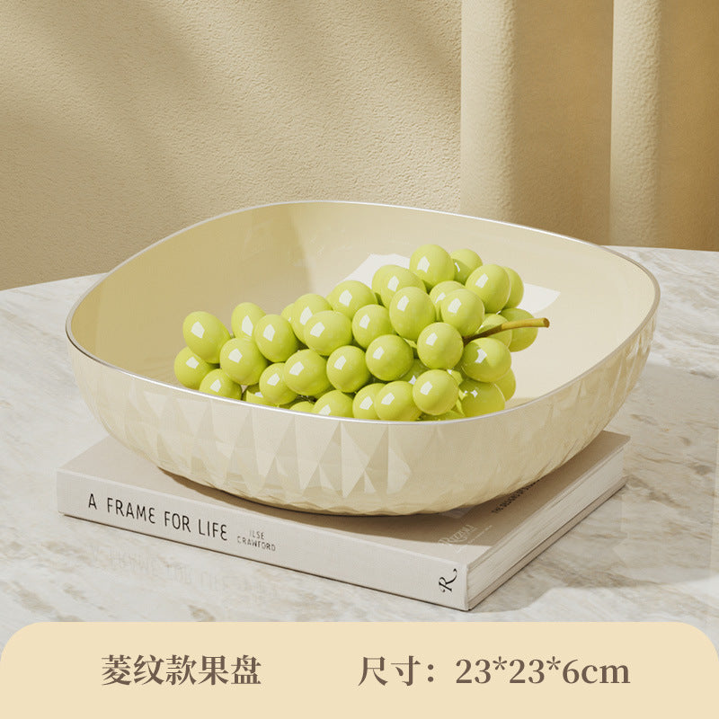 Dried fruit box Creative candy box Household dried fruit plate Combination grid with cover Living room Chinese New Year fruit melon seed candy plate