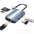 docking station usb3.0hub splitter is suitable for apple type-c to rj45 network card hub