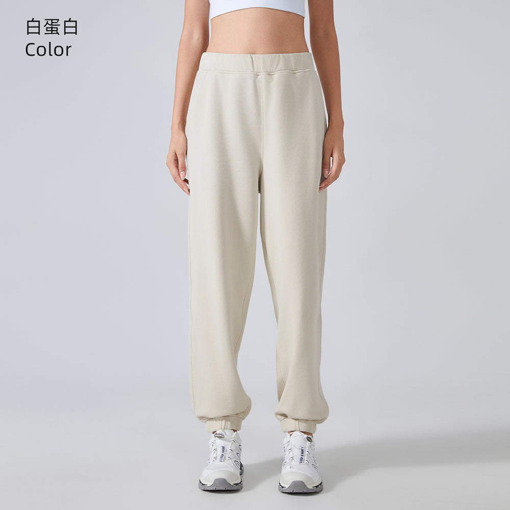 Fall and winter style elastic waist jogger pants women's high waistslimming lookcasual sweatpants fitness yoga pants daw136