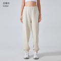 Fall and winter style elastic waist jogger pants women's high waistslimming lookcasual sweatpants fitness yoga pants daw136