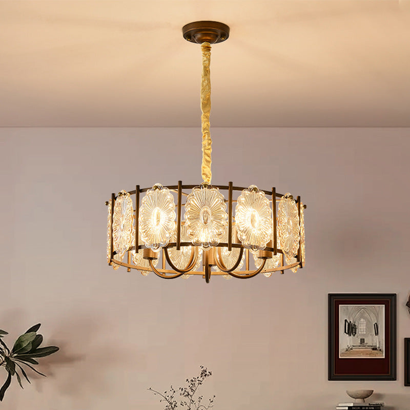 Zhongshan French retro medieval bedroom chandelier Nanyang style restaurant light study tea room room creative shop chandelier