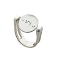 European and american export new arrival rotating ring, european and american creative design rotating polished ring necklace exquisite jewelry