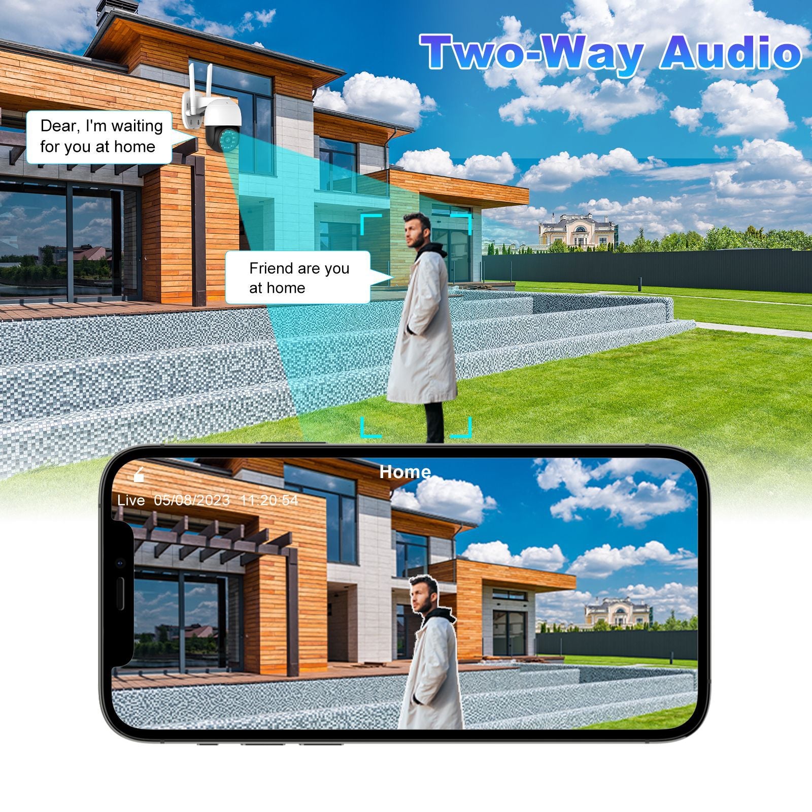 Factory direct sales graffiti outdoor gimbal camera, support onvif motion detection alarm,   explosion