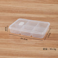 Food compartment storage box, plastic crisper box, meat and ingredients freezer box, ginger, onion and garlic box, packaging and storage, vegetable preparation box