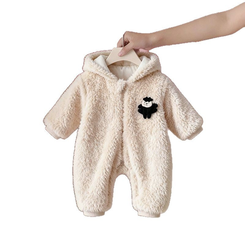 Korean style baby rompers & jackets: adorable autumn/winter outdoor overalls for boys & girls - super thick & cute!