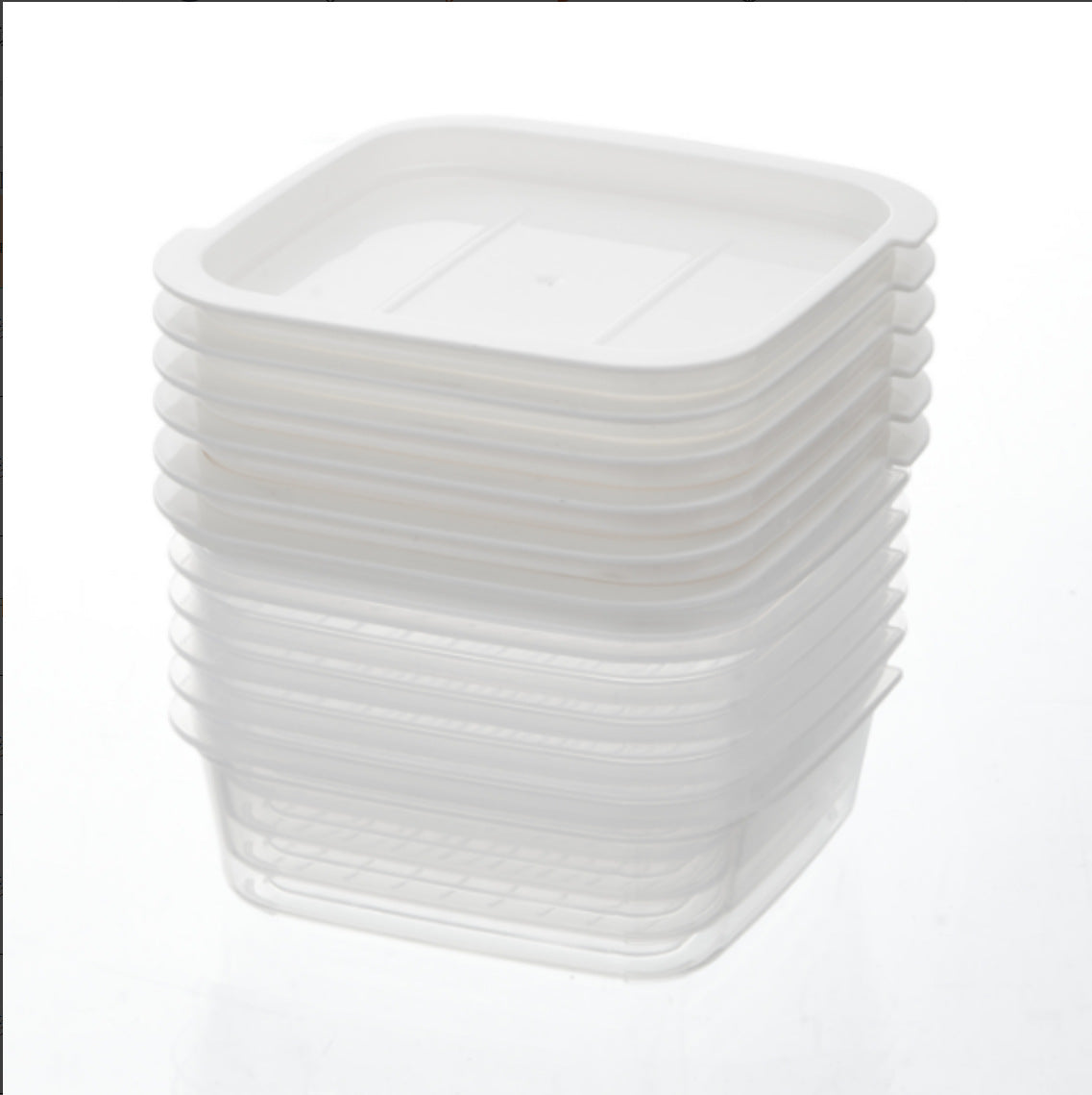 Refrigerator storage box Sealed fresh-keeping box Food grade freezer special meat frozen meat box Fruit food packing box