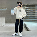 Kids' boys' autumn pants  new spring/autumn style athletic boy's trousers, trendy sweatpants for mid-to-large children