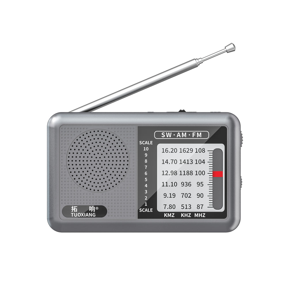 2024 new topsonic-6665 mini portable full band radio for seniors - easy to use & rechargeable