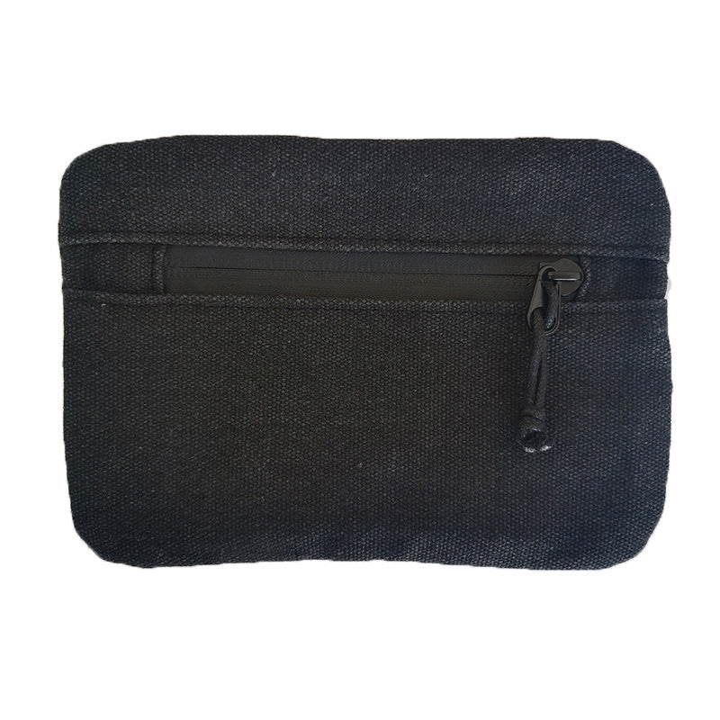 amazon outdoor camping waist bag canvas stationery bag portable storage bag multifunctional tool storage bag