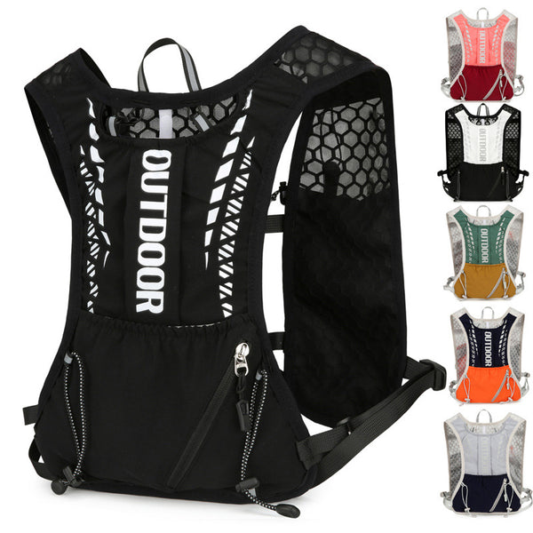 Cross-border cycling bag marathon cross-country travel nylon mountaineering backpack breathable socks puppet app sweat-absorbing sports running bag
