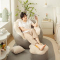 Beanbag chair - lounging & sleeping single seater - lazy chair - bean bag sofa - bedroom & balcony accent chair