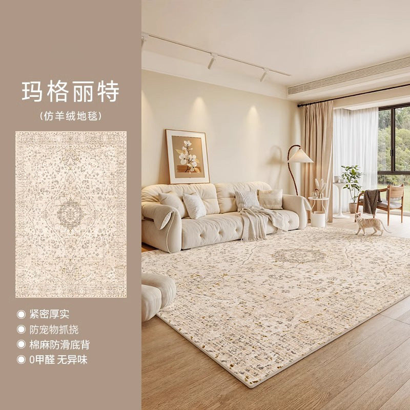 Carpet living room bedroom new arrival bedside no maintenance no washable frenchretro room accessible luxuryclassy floor mat