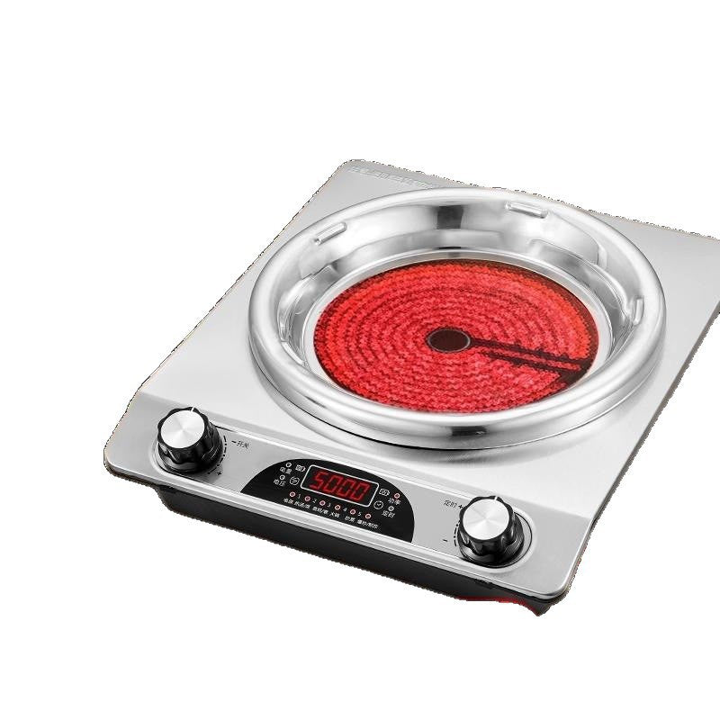 Concave surface for homeelectric ceramic stove induction cooker all-in-one stir-fry cooking barbecue hot pot high power suitmultifunctional cross-border