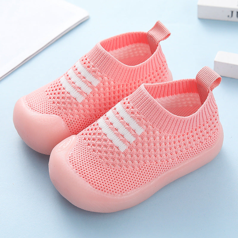 Baby sandals women's summer toddler shoes 0-1-2 years old infant soft sole mesh shoes for babies and toddlers, wholesale available
