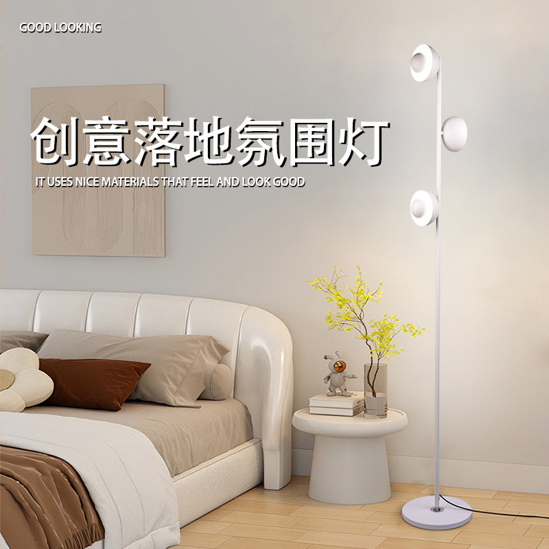 Minimalist floor lamp for living room - designer creative modern simple bedroom study ambient light - freestanding lamp for beside sofa