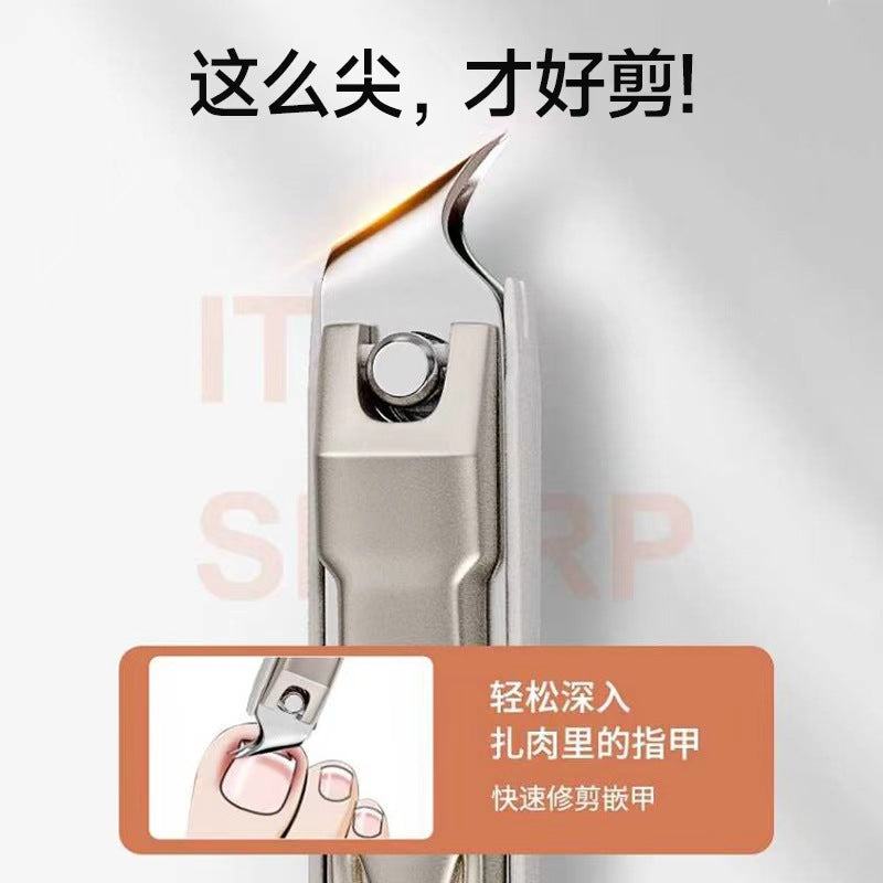 German-engineered nail clipper set - premium anti-splash nail clippers, angled edge cuticle nippers - wholesale
