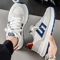 Men's shoes 2025 new winter mesh breathable versatile casual sneakers men's running chunky sole student dad shoes