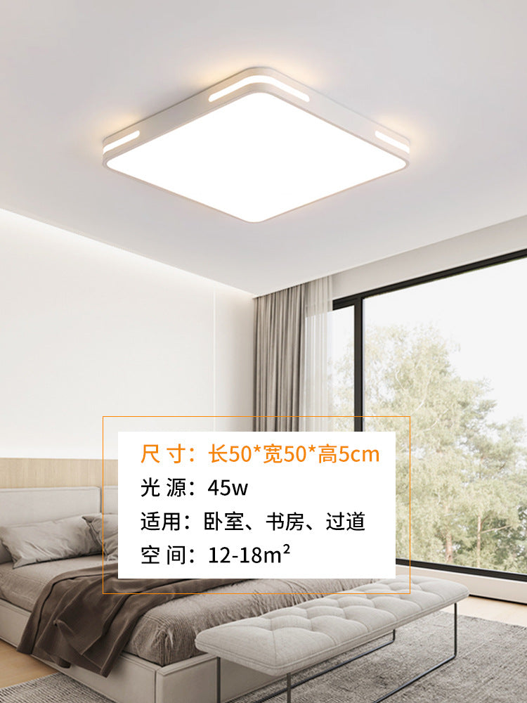 Zhongshan Lighting Factory Direct Sales Living Room Hall Main Light Ultra-thin Square Rice Home Access Bedroom Advanced Sensor Ceiling Light