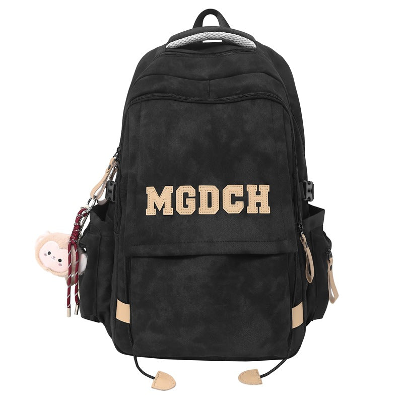 School bag men's college students middle school students ins high quality wholesale junior high school girls primary school students alphabet backpack