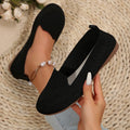 plus sizeflatsautumnew arrival flying mesh shallow mouth slip-on lazy flatscasual women's shoes trendy
