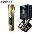 multifunctional 6-in-1 hair clipper with digital display, usb fast charging, salon-grade, home use, full body washable electric hair trimmer