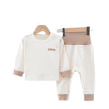 Baby spring & fall separatessuitautum cotton baby autumn clotheslong johnshigh waist belly protection bottom baby clothes
