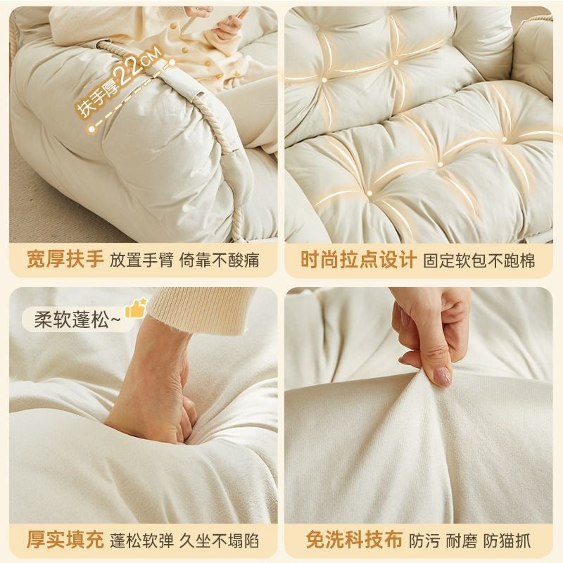 Lazy sofa balcony small apartment tatami folding human bedroom dog house double sofa bed popularcasual