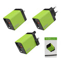 Gan charger retractable cable pd fast charging adapter for apple, huawei, xiaomi - foldable plug phone charger