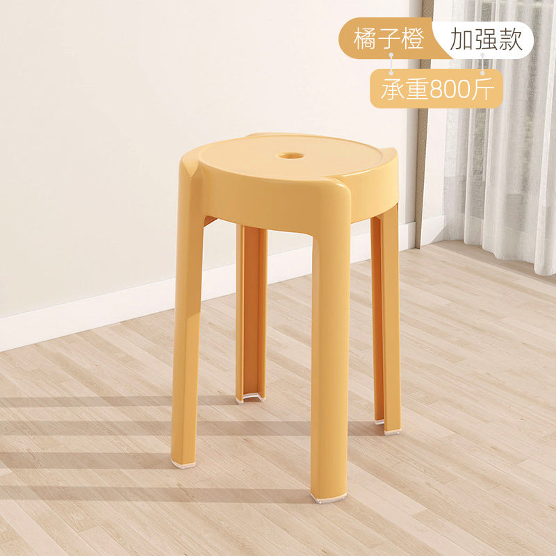 Cyclone stool plastic stool cream wind adult stool cooked glue thickened round stool modern simple Nordic style young household