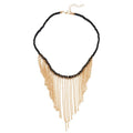 Tassel necklace wholesale european and american cross-border e-commerce foreign trade jewelry personalized exaggerated pendant niche rice bead clavicle chain for women