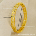 middle eastern dubai men's and women's gold-plated copper bracelet, ethiopian/arabic nigerian jewelry