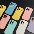 Milky sweet soap shell solid color phone case for iphone 17 pro, apple 16 full coverage drop-proof protective case wholesale