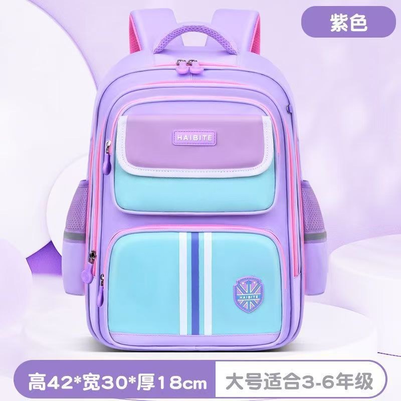 foreign trade british style boys cute school backpack burden reduction girls kidsprinting primary school students school bag wholesale