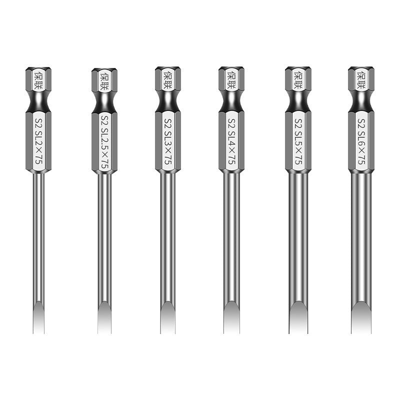 Baolian one-word bit pneumatic magnetic suit hexagonal handle screwdriver electric hand drill screwdriver strong magnetic head