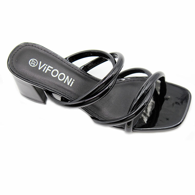 Manufacturer wholesale sandals women's summer fashion mid-heel shoes thick heel non-slip multi-color slippers Ladies slippers