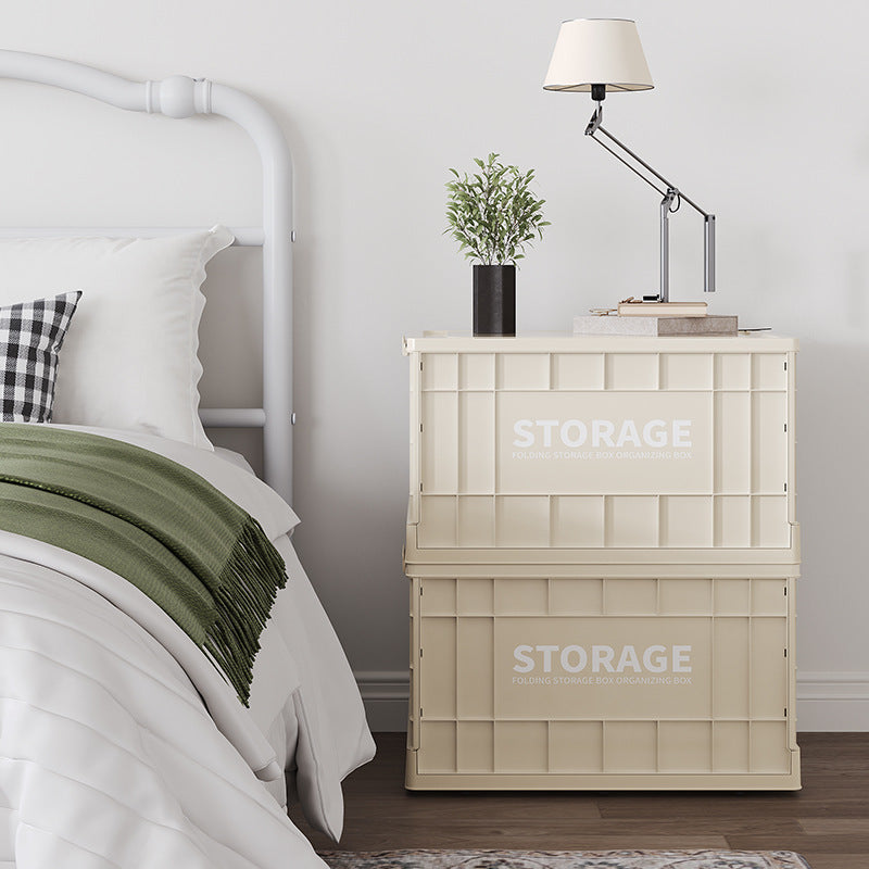 Industrial wind storage box Household large-capacity sundries sorting box Clothing toy storage box Foldable outdoor box