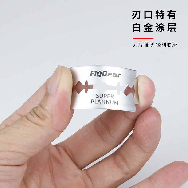 Feidi razor blades stainless steel manual men double sided blade razor old fashioned razor blades factory direct sales