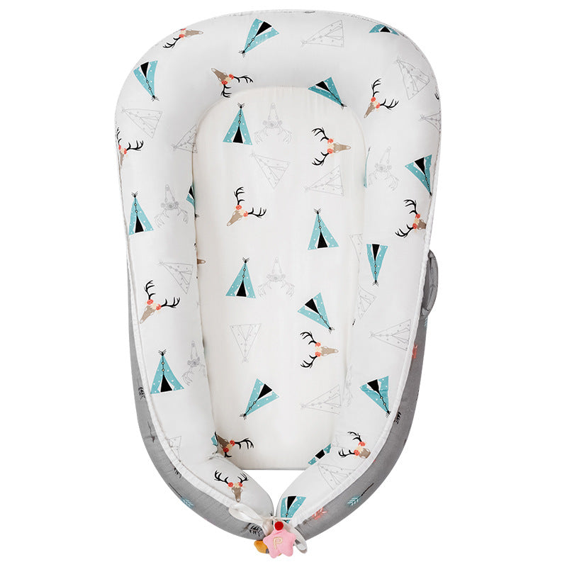 Baby bed-in-bed, bassinet, newborn soothing bed, anti-moro reflex, anti-colic, children's bionic bed, sleep security essential