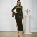 cross-border women's elegant dress - new spring/summer collection, socialite style, chic banquet midi dress